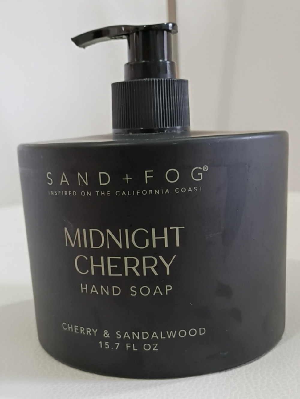 Sand + Fog Midnight Cherry Hand Soap - Brown Glass Container